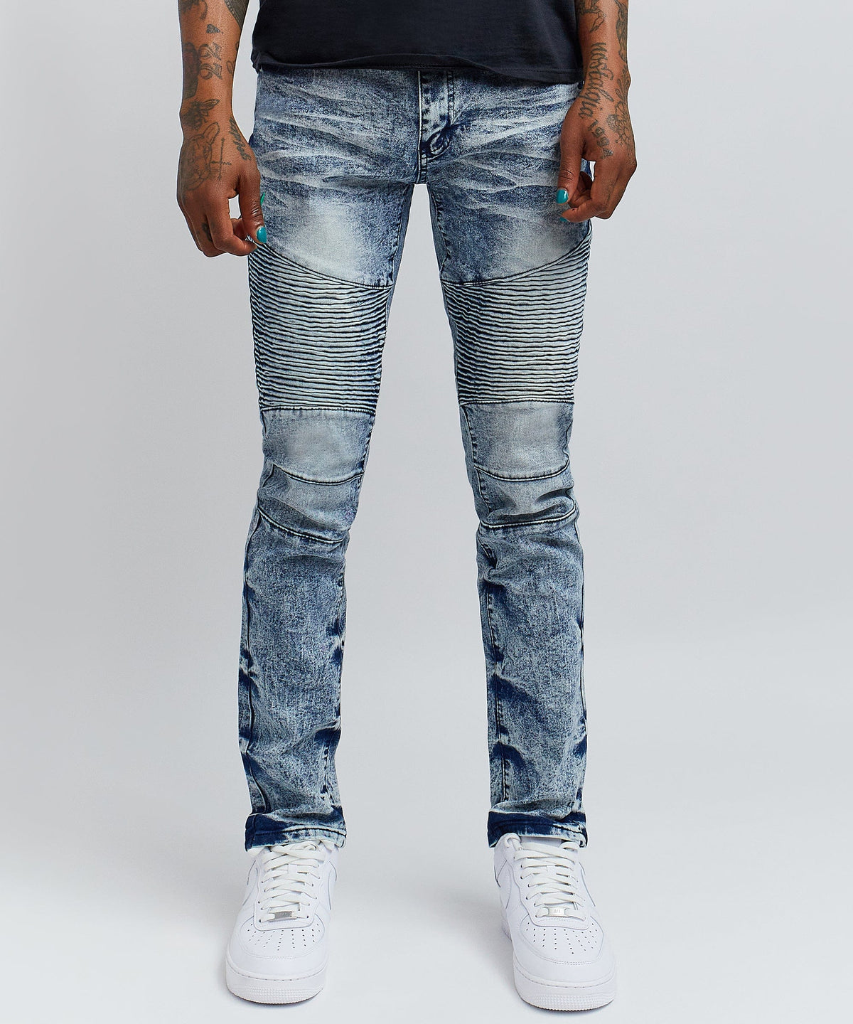 Reason Clothing Sale | Wright Denim Jeans - Blue