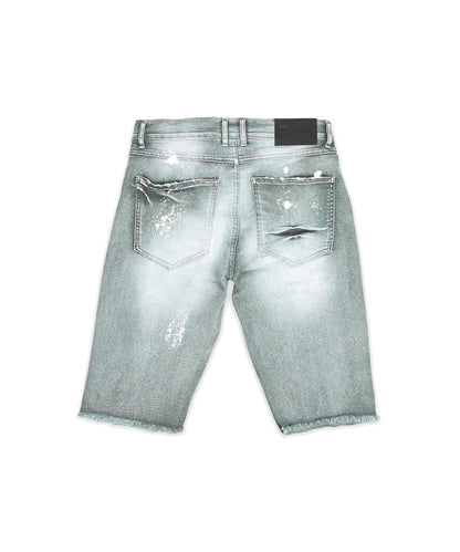 Reason Clothing Premium | Wavy Denim Shorts