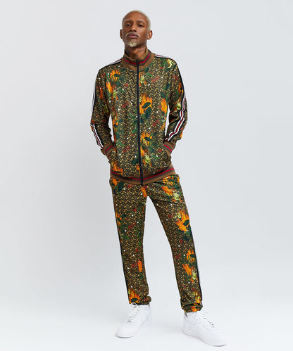 Reason Clothing Featured | Quick Tiger Print Monogram Track Set