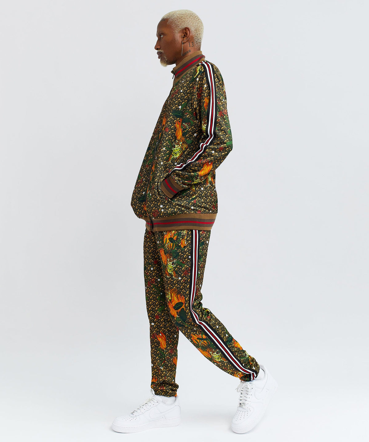 Reason Clothing Featured | Quick Tiger Print Monogram Track Set