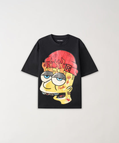 Reason Clothing Signature | Plus Size Misunderstood Tee - Black