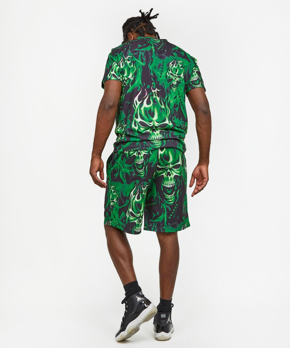 Reason Clothing Quality | Skull Rider Tee Shorts Set