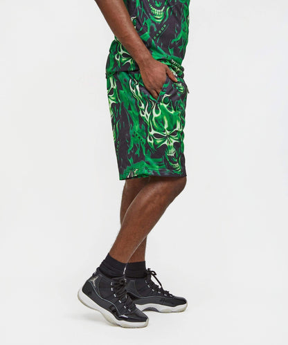 Reason Clothing Quality | Skull Rider Tee Shorts Set