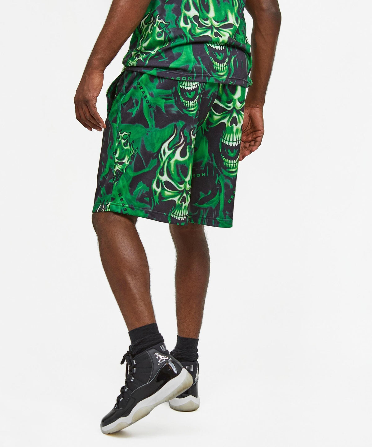 Reason Clothing Quality | Skull Rider Tee Shorts Set