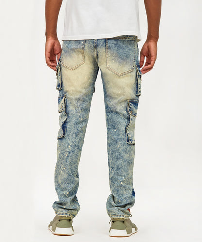 Reason Clothing Featured | Radical Paint Splatter Patch Jeans