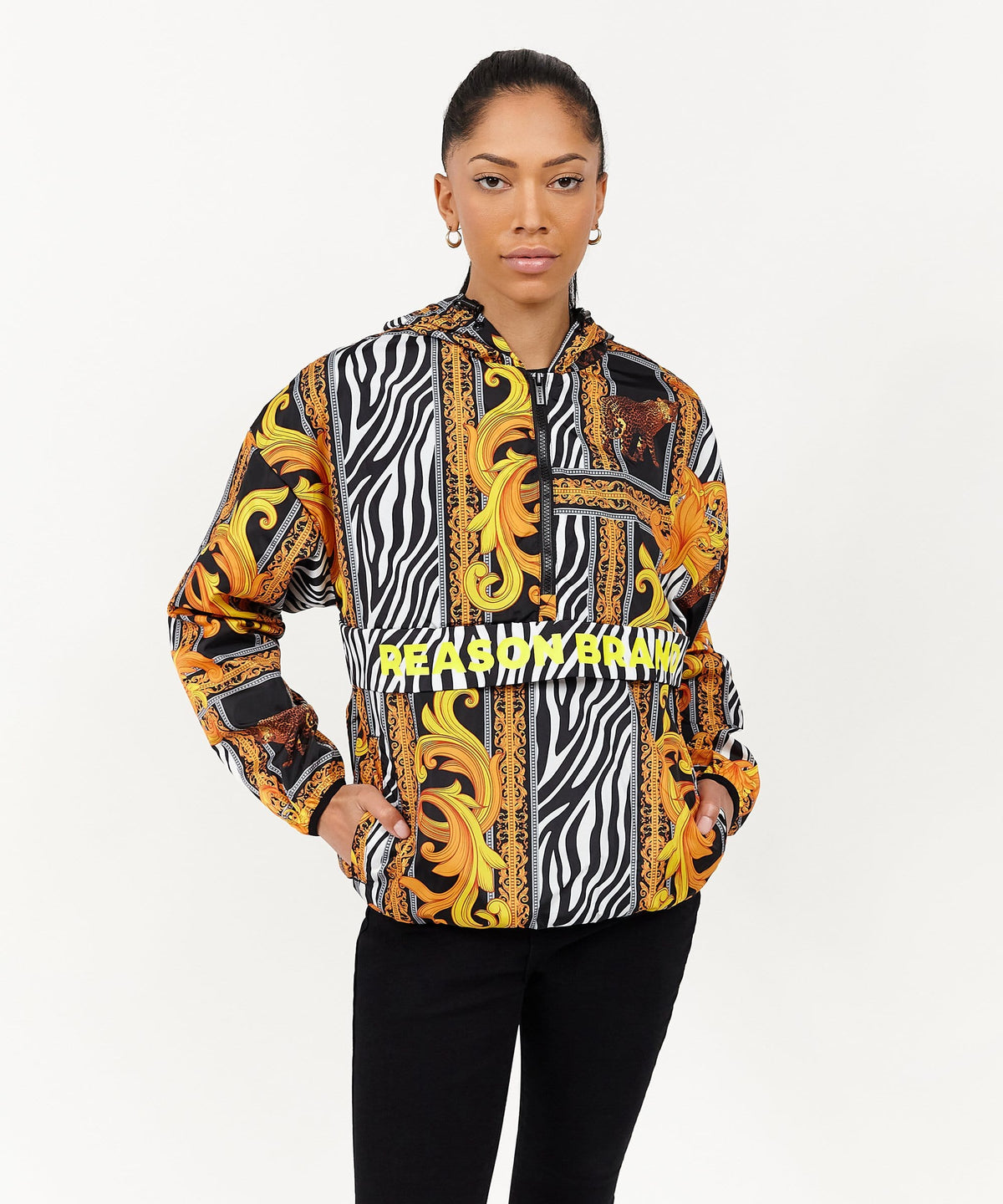 Reason Clothing Deals | Womens Safari Half-Zip Anorak
