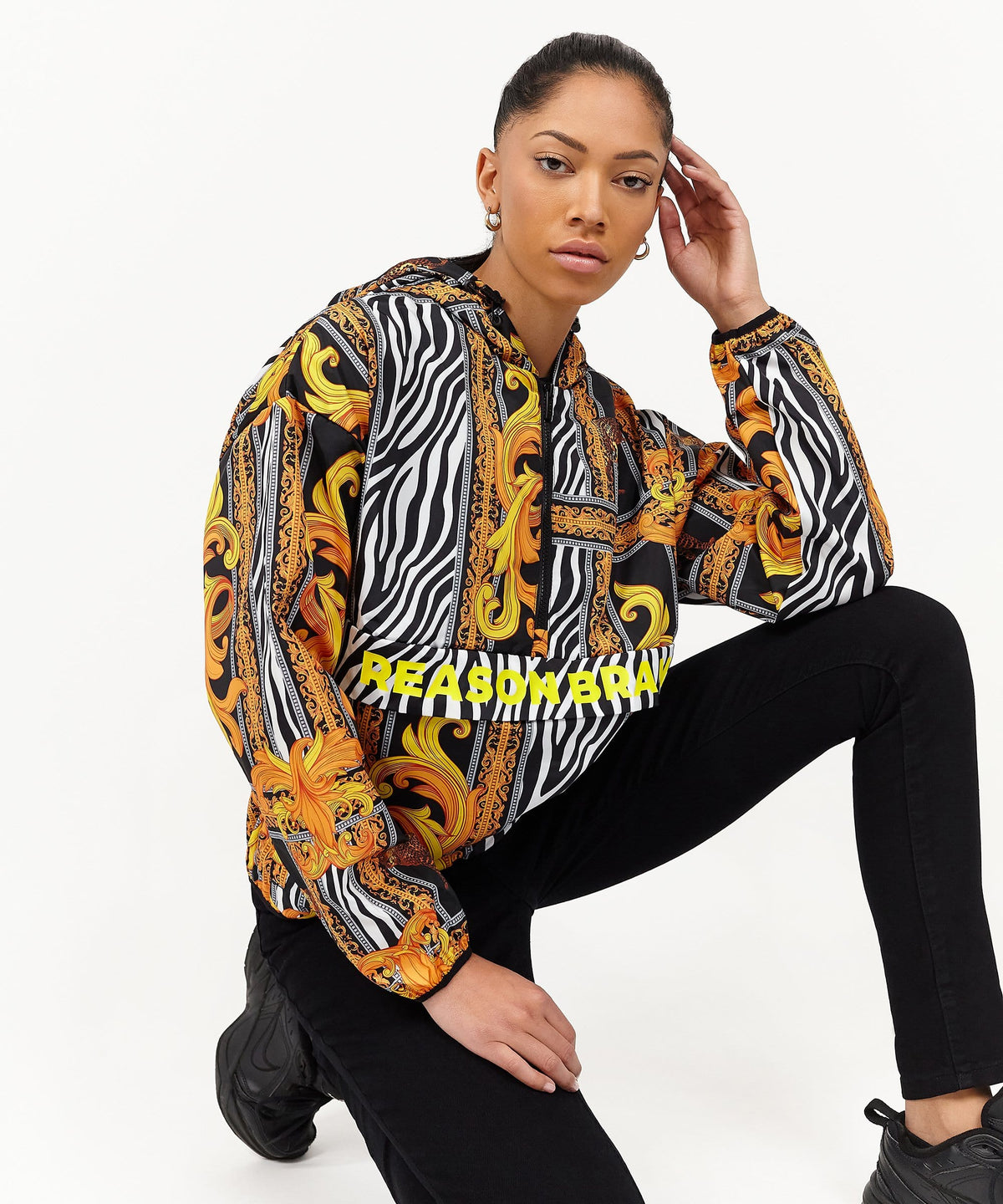 Reason Clothing Deals | Womens Safari Half-Zip Anorak
