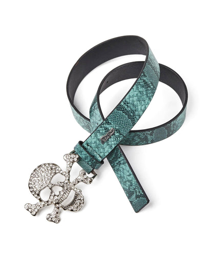 Reason Clothing Essential | Skeletor Snakeskin Diamond Belt