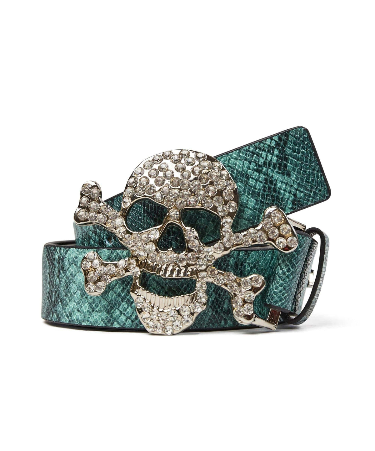 Reason Clothing Essential | Skeletor Snakeskin Diamond Belt