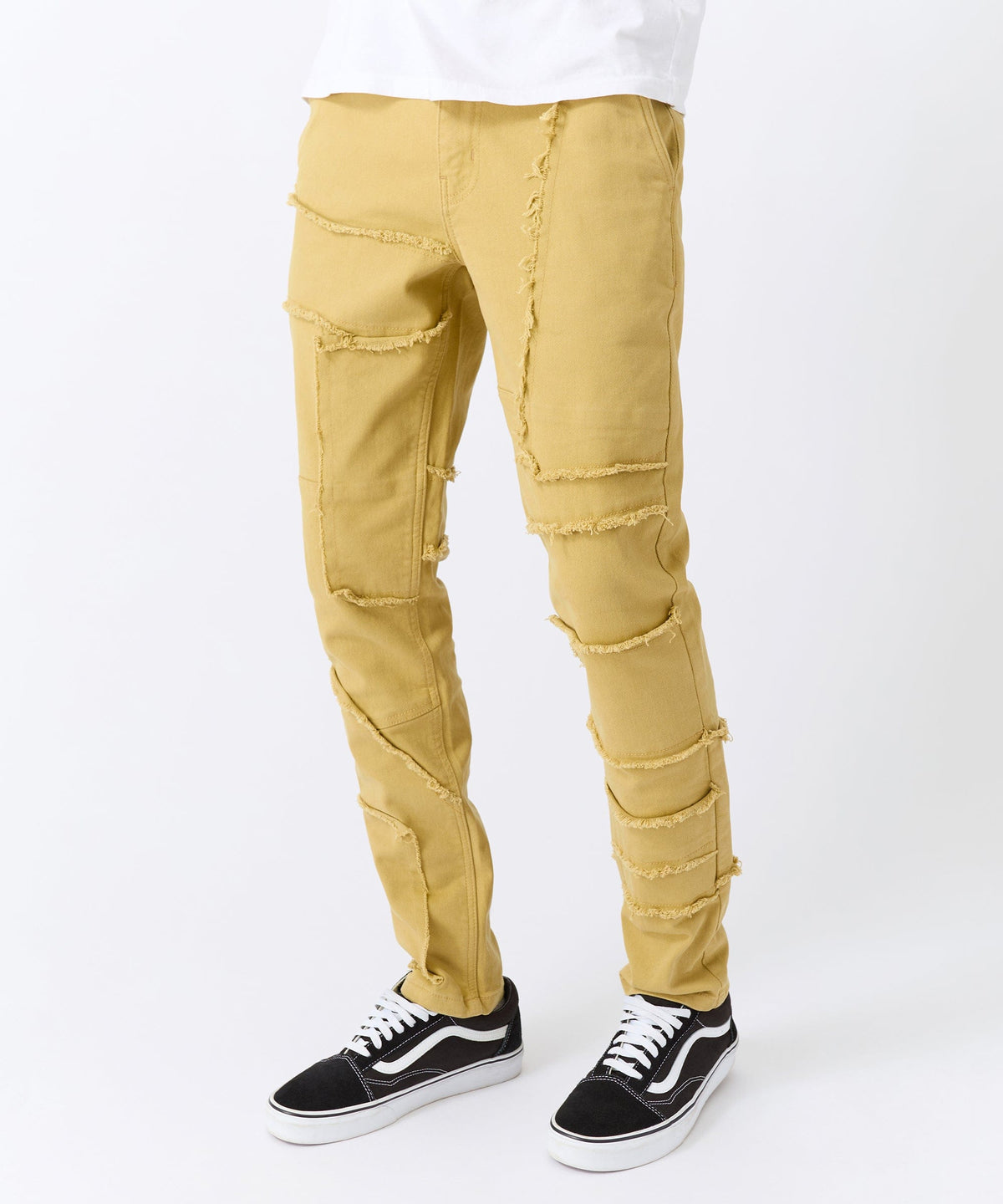 Reason Clothing Essential | Frayed Denim Pant