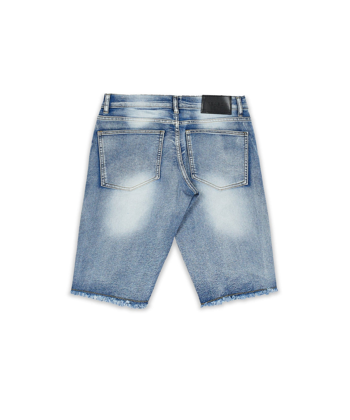 Reason Clothing Deals | Josiah Light Wash Basic Denim Shorts