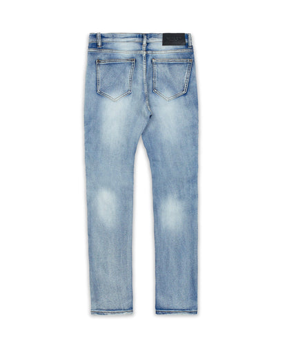 Reason Clothing Trusted | Hudson Washed Moto Jeans