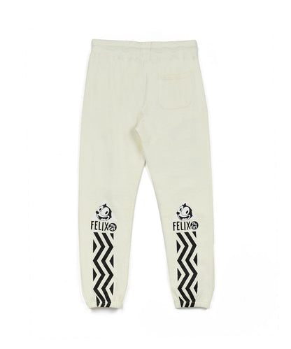 Reason Clothing Discount | Felix Schemin Embroidery Detail Beige Jogger