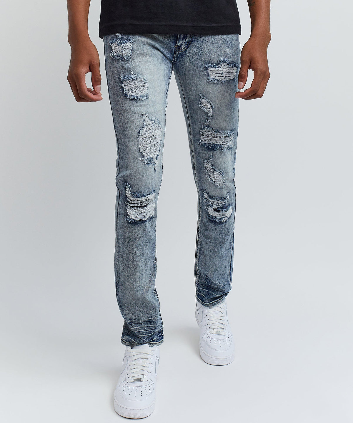 Reason Clothing Smart Buy | Matthew Light Wash Slim Jeans