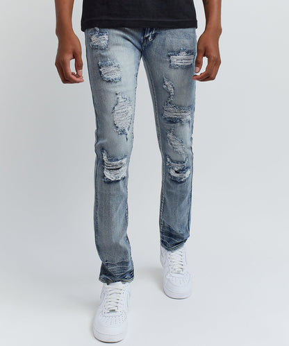 Reason Clothing Smart Buy | Matthew Light Wash Slim Jeans