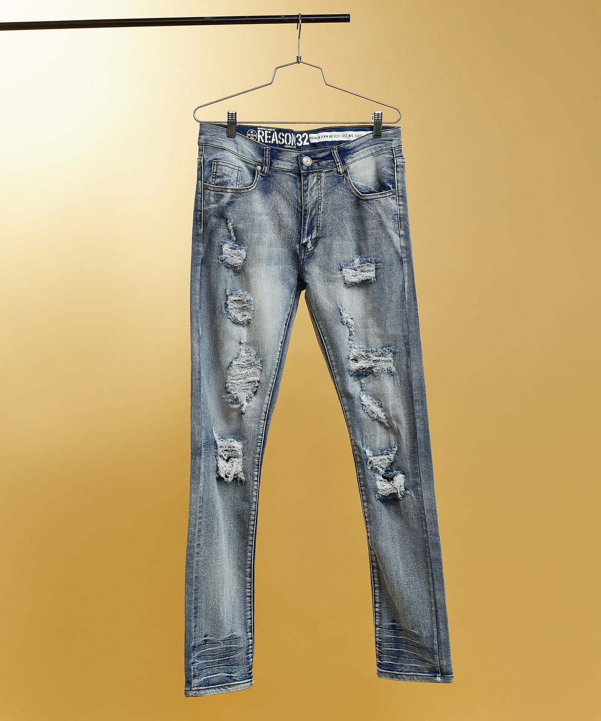 Reason Clothing Smart Buy | Matthew Light Wash Slim Jeans