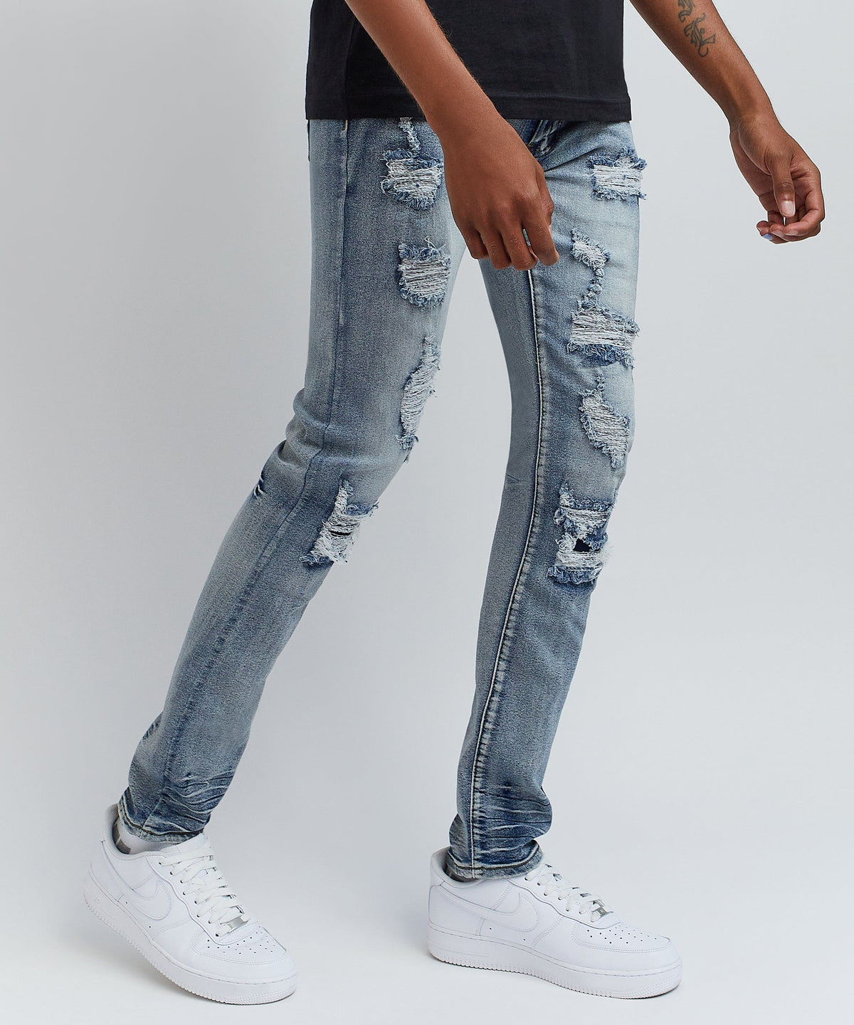 Reason Clothing Smart Buy | Matthew Light Wash Slim Jeans