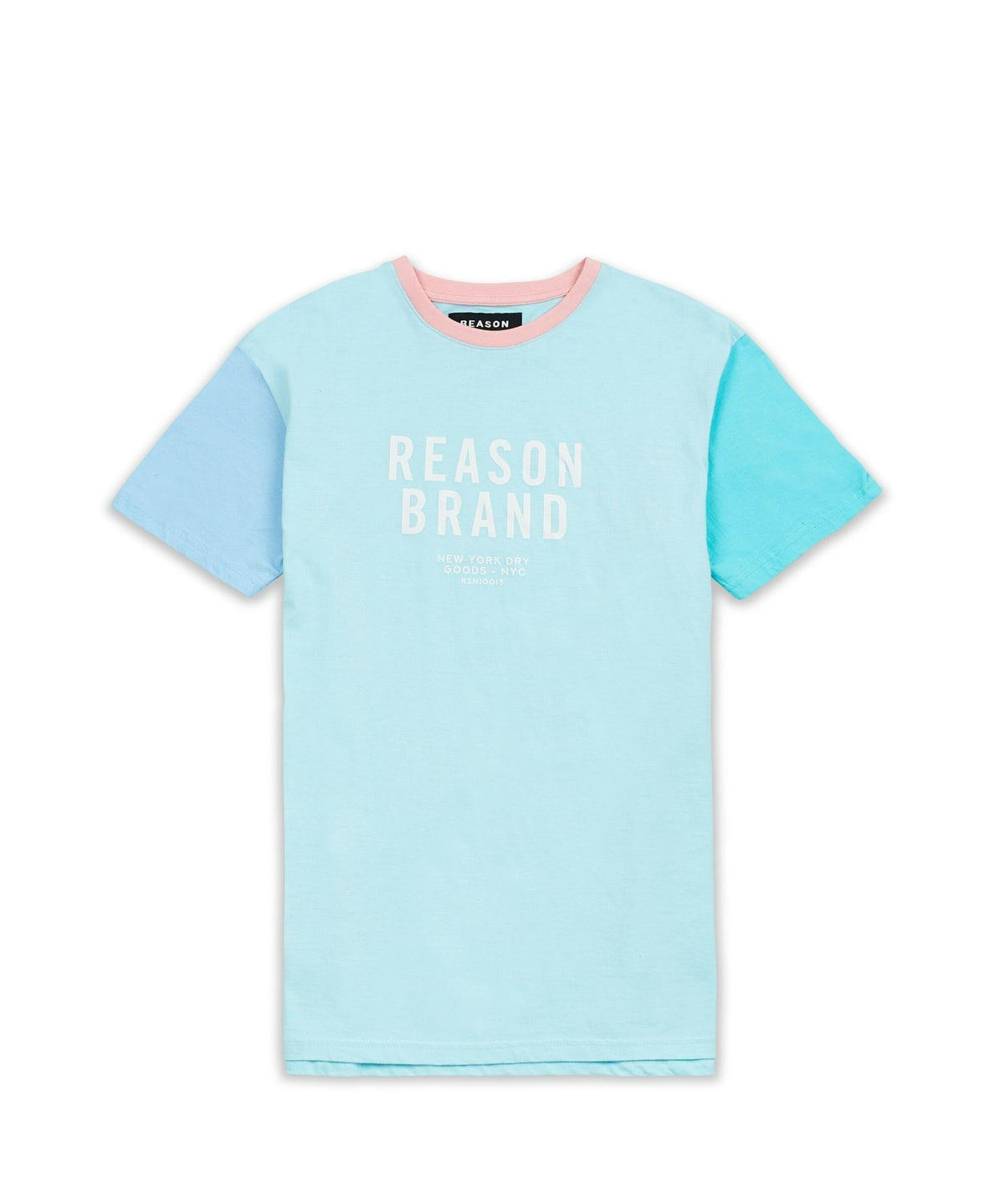 Reason Clothing Hot Sale | Peter Pastel Color Block Logo Tee