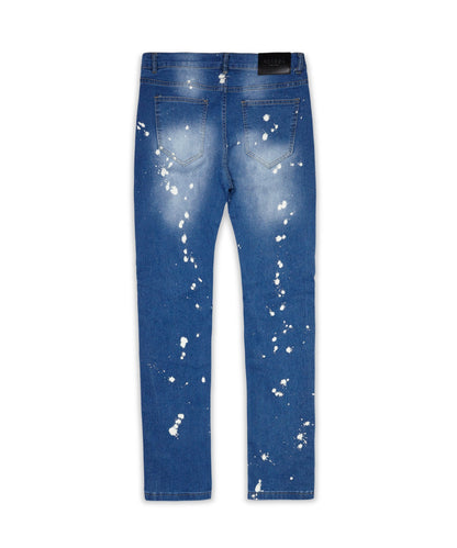 Reason Clothing Top Pick | John Light Wash Paint Splatter Jeans