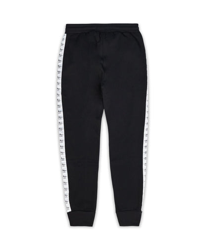 Reason Clothing Premium | Hustler Side Stripe Logo Jogger - Black 003 Is Live