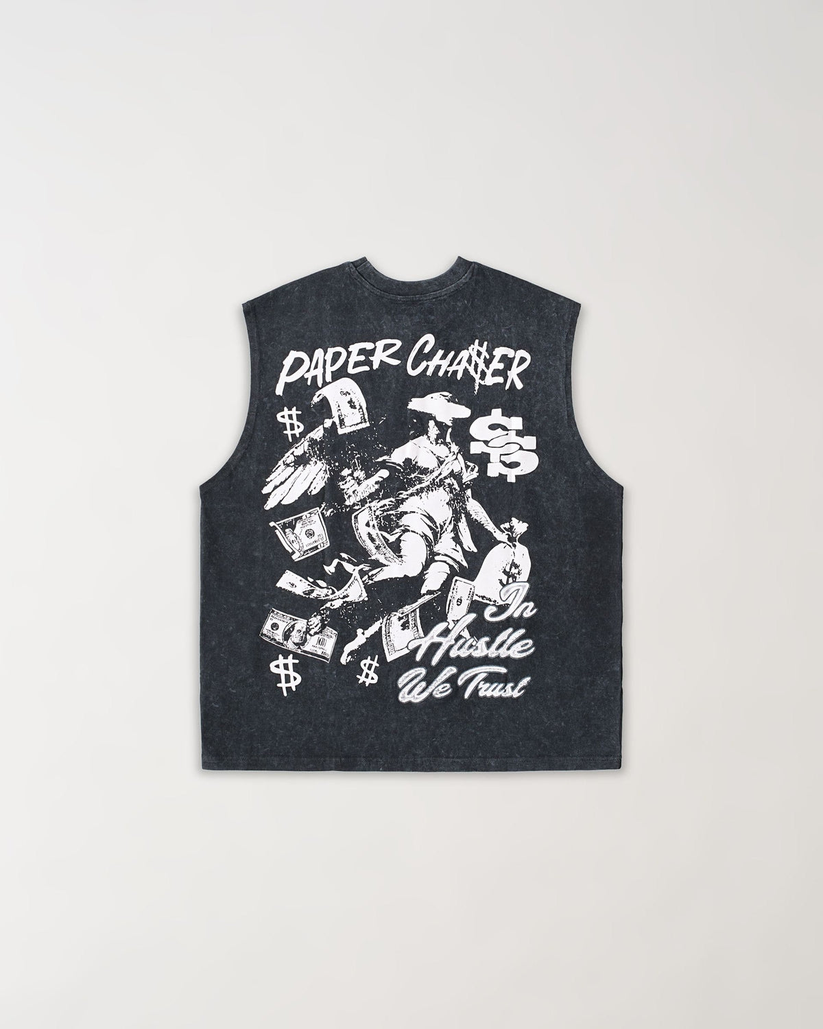 Reason Clothing Premium | Muscle Short Sleeve Tee - Washed Black