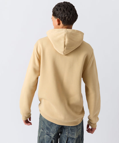 Reason Clothing Hot Sale | Champion Chenille Embroidered Long Sleeve Hoodie - Khaki