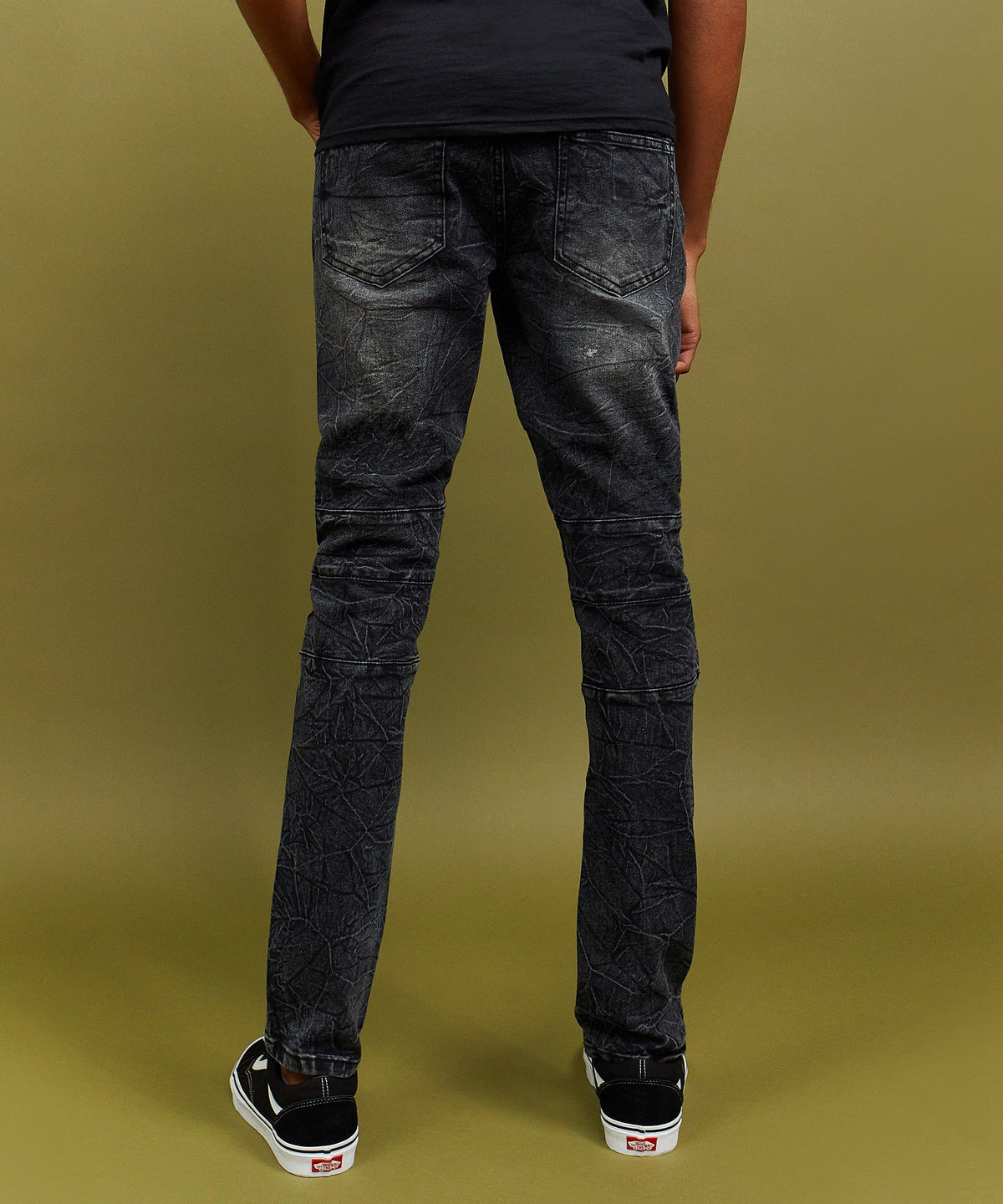 Reason Clothing Premium | Emmett Moto Slim Jeans