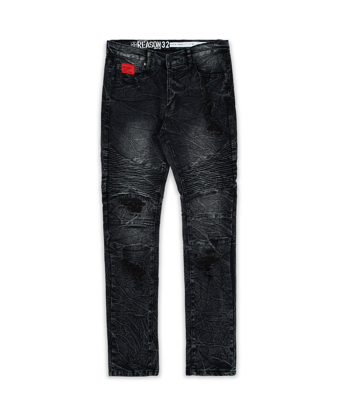 Reason Clothing Premium | Emmett Moto Slim Jeans