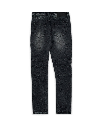 Reason Clothing Premium | Emmett Moto Slim Jeans
