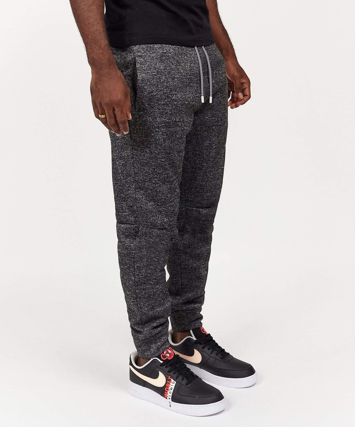 Reason Clothing Deals | Tony Patch Slim Fit Heather Grey Jogger