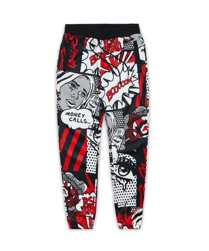 Reason Clothing Top Pick | Money Calls Comic Print Track Set