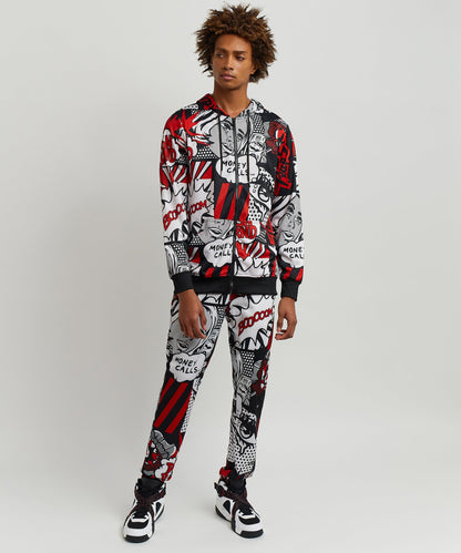 Reason Clothing Top Pick | Money Calls Comic Print Track Set
