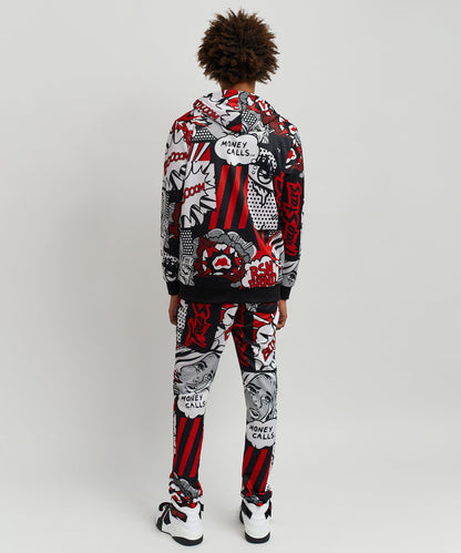 Reason Clothing Top Pick | Money Calls Comic Print Track Set