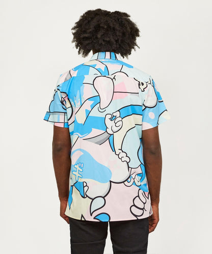 Reason Clothing Latest | Neo World Allover Print Short Sleeve Shirt
