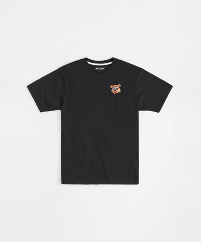 Reason Clothing Classic | Cub Chenille Graphic Short Sleeve Tee - Black