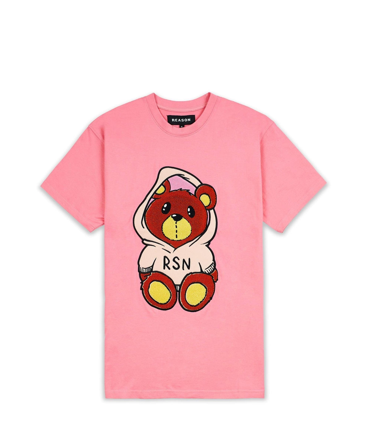 Reason Clothing Great Value | Money Bear Chenille Patch Pink Tee