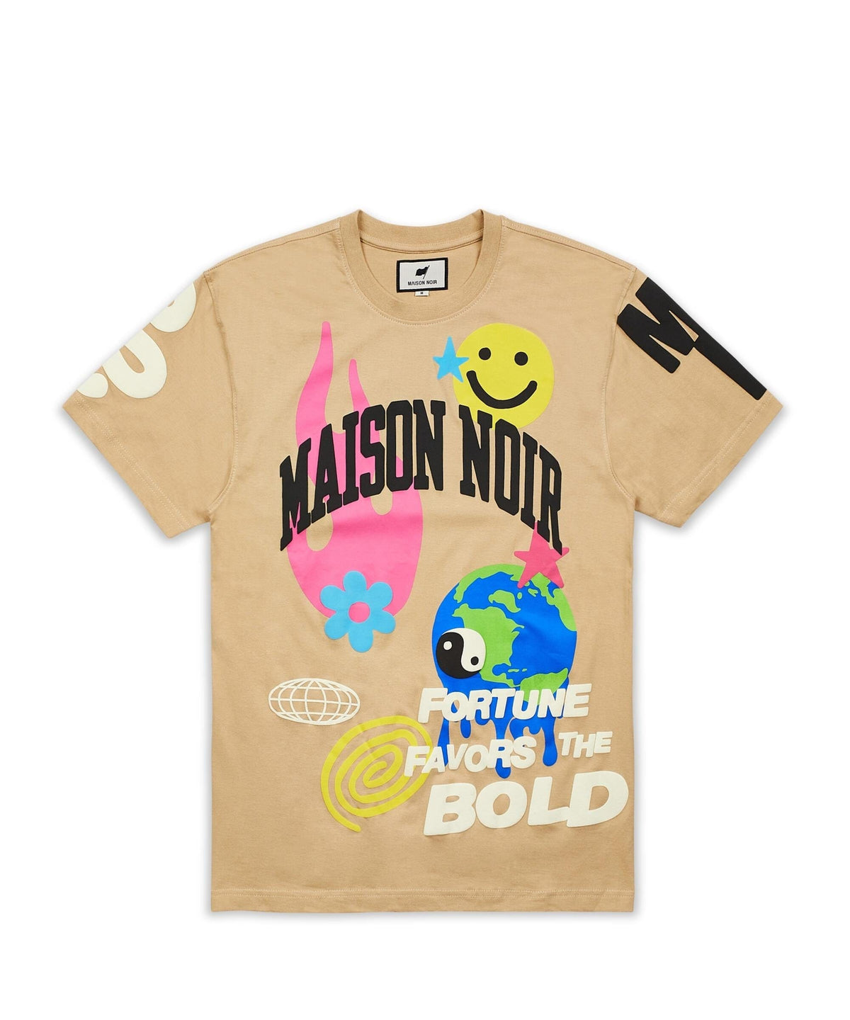 Reason Clothing Special Offer | Say Less Puff Print Tee - Khaki