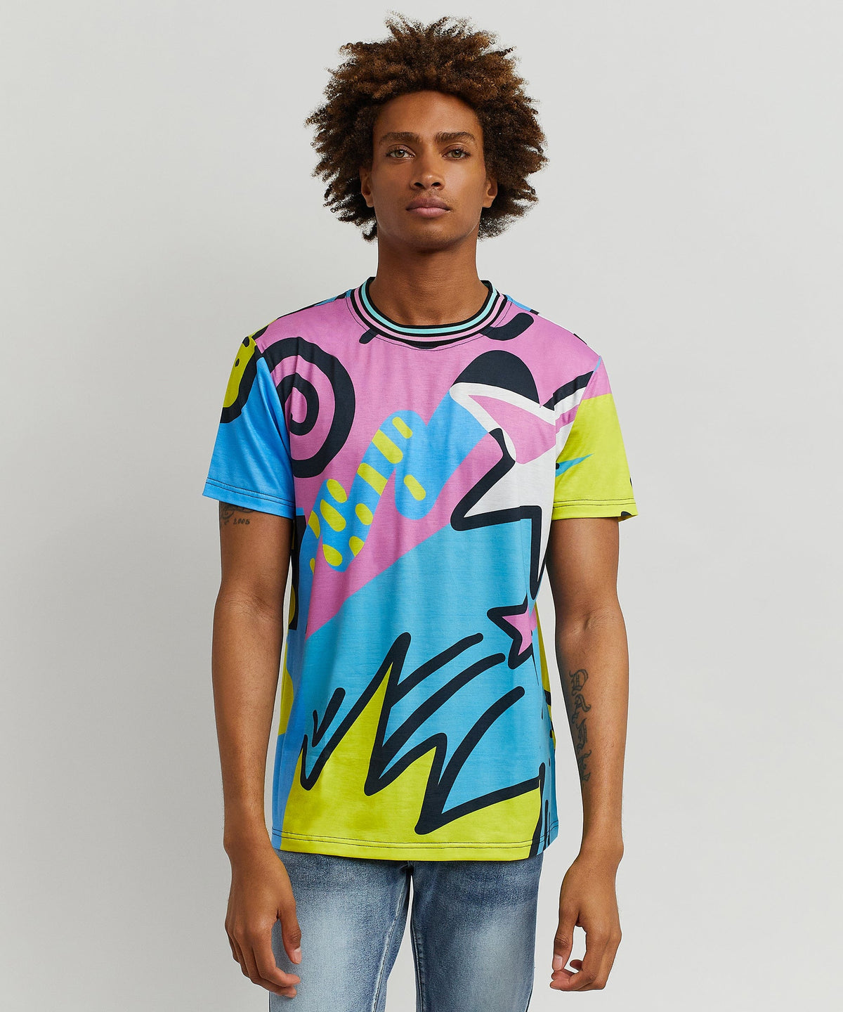 Reason Clothing Top Pick | Relax Allover Print Graphic Tee