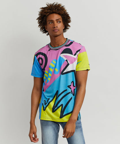 Reason Clothing Top Pick | Relax Allover Print Graphic Tee