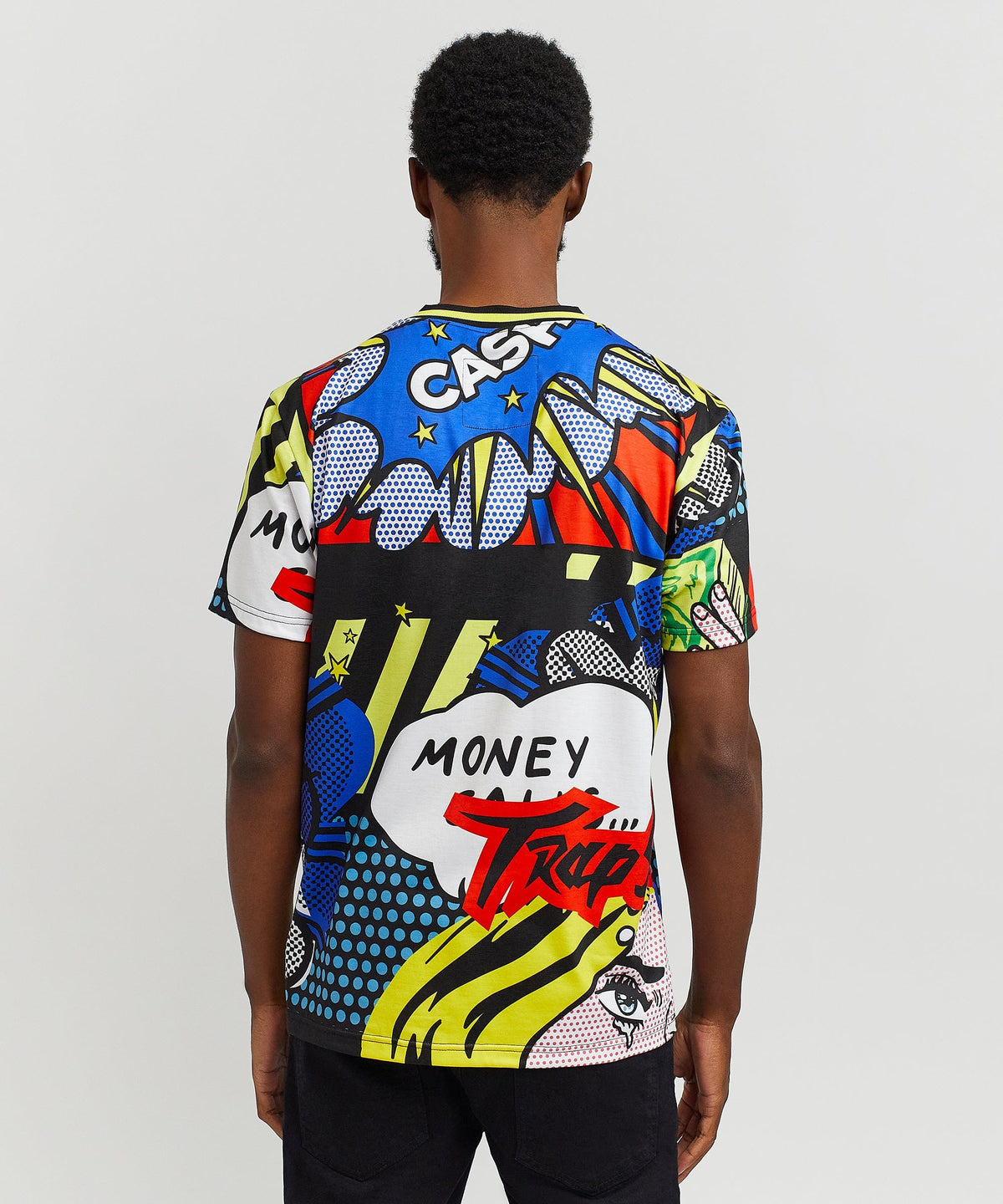 Reason Clothing Hot Sale | Trap Stars Comic Allover Print Graphic Tee