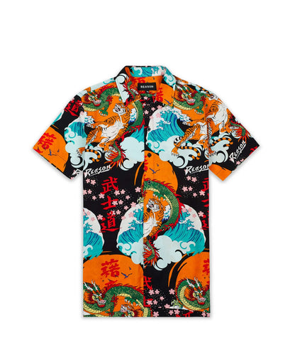 Reason Clothing Popular | Dragon & Tiger Shirt