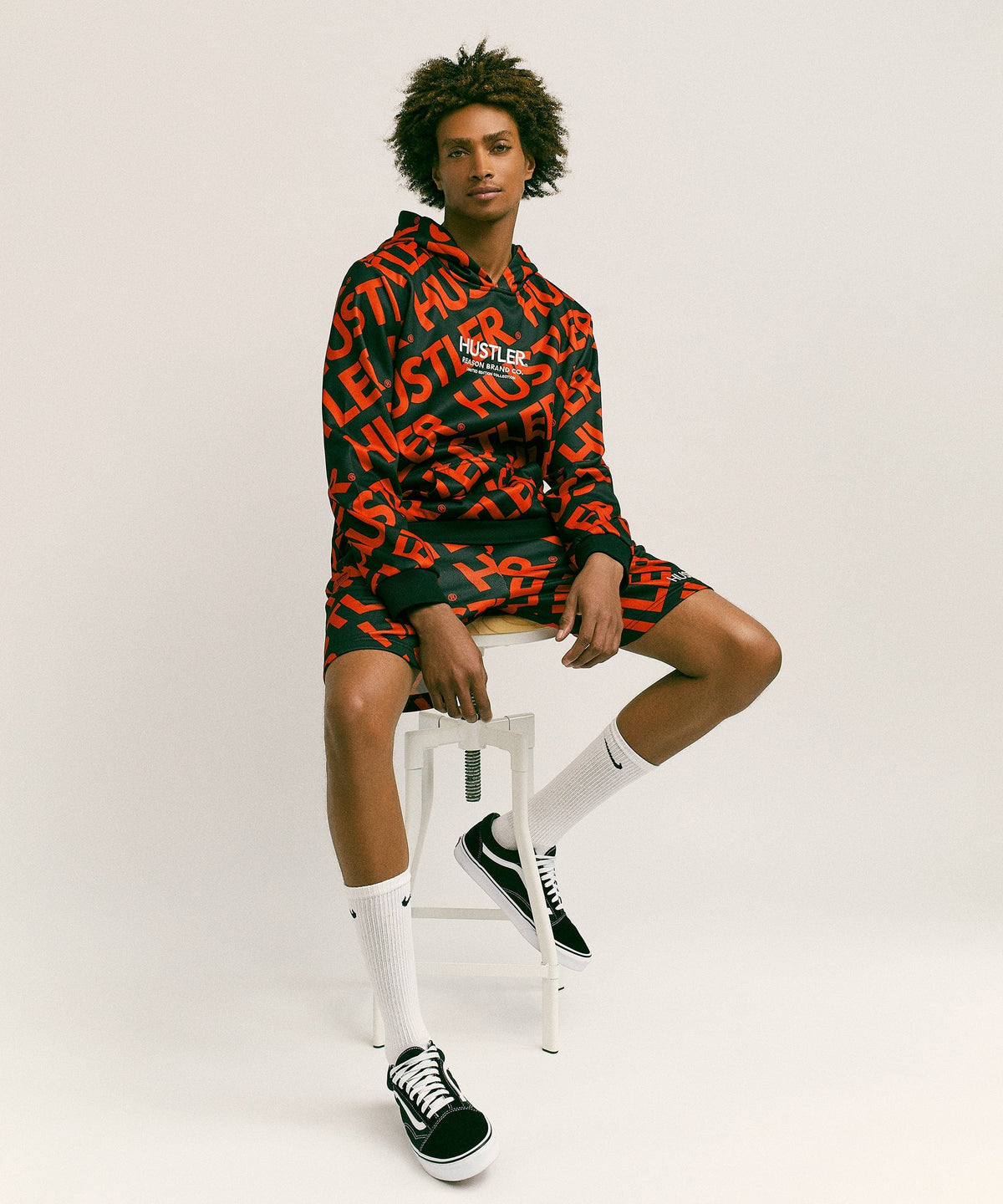 Reason Clothing Discount | Hustler District Hood And Short Set