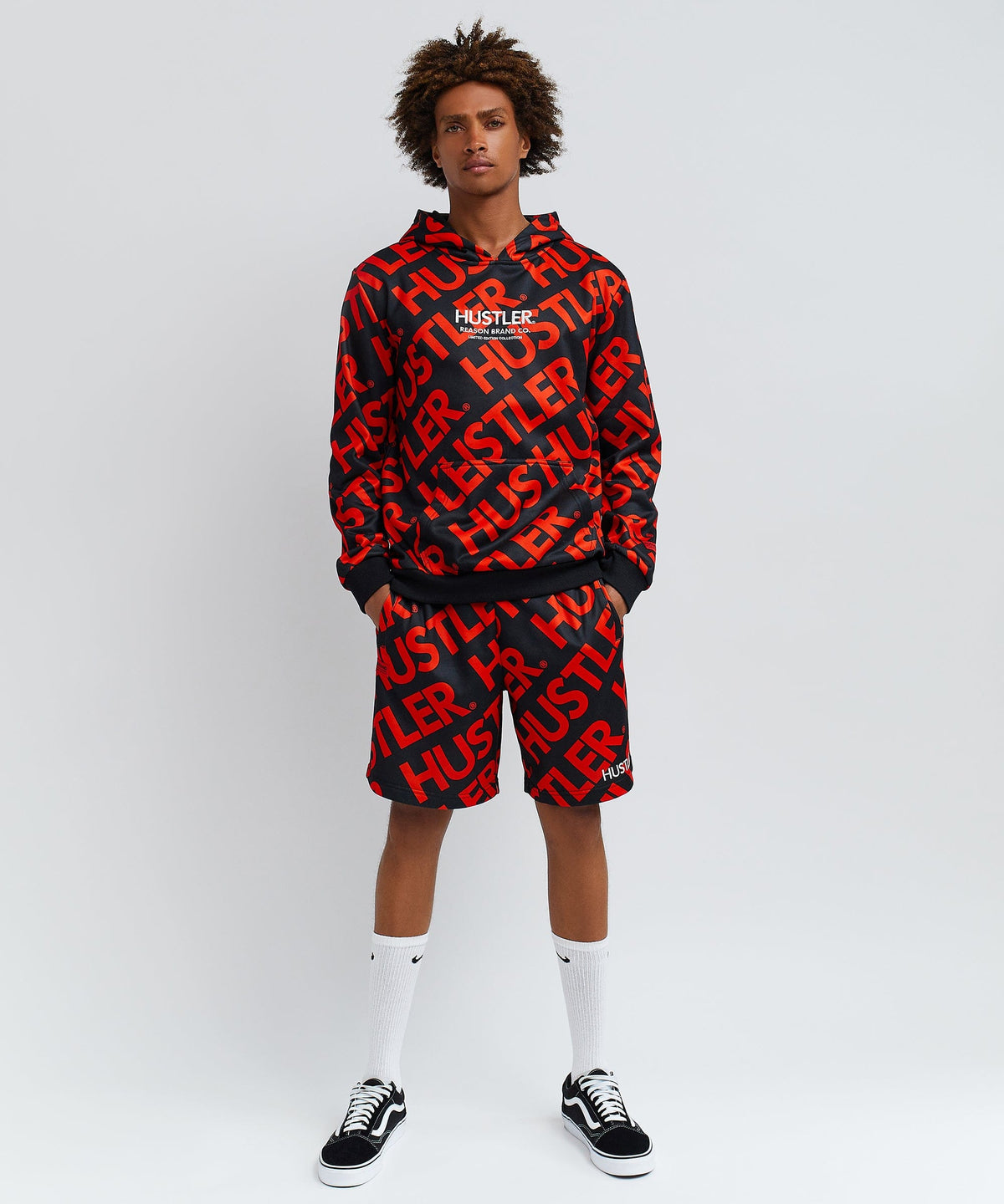 Reason Clothing Discount | Hustler District Hood And Short Set