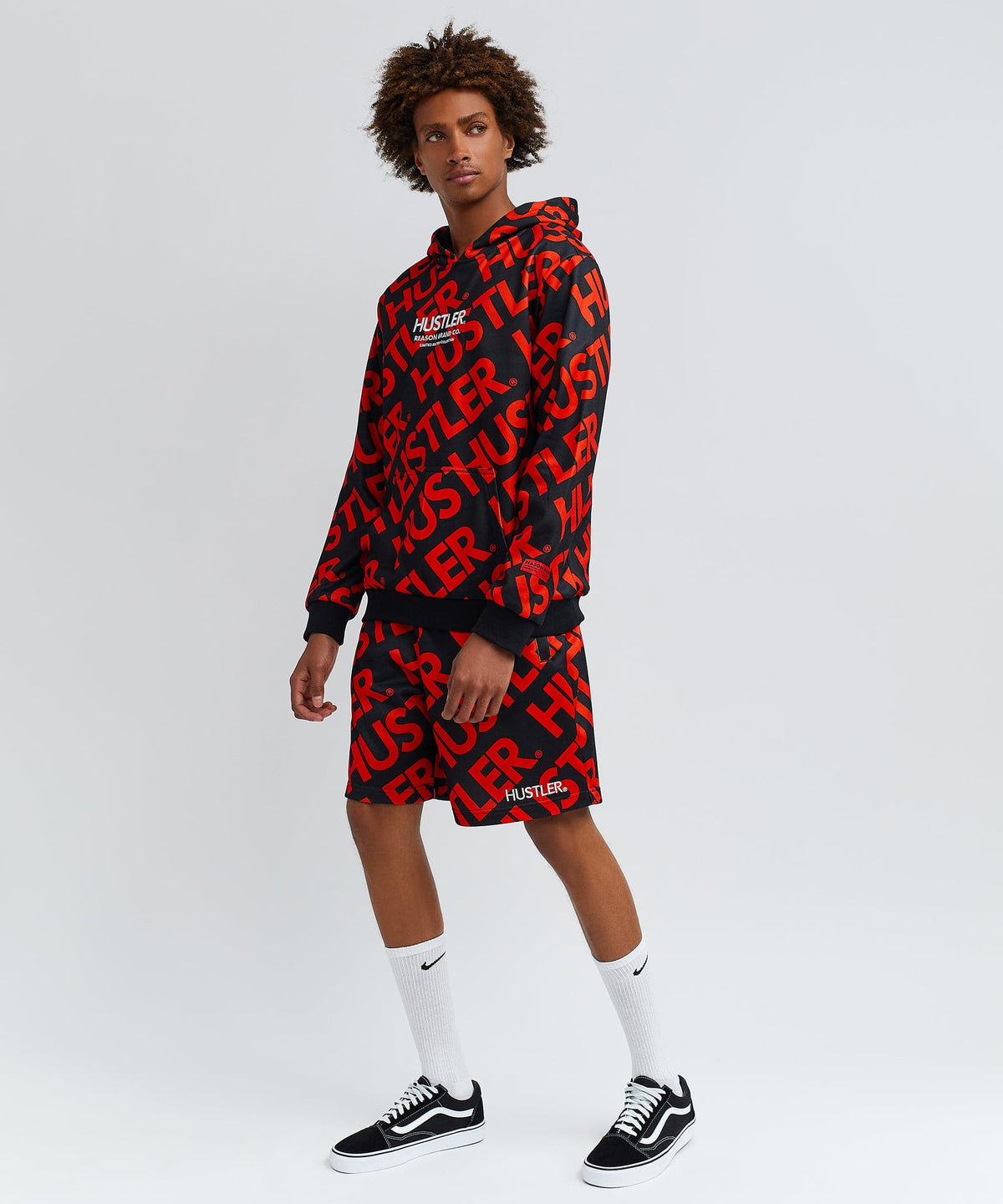 Reason Clothing Discount | Hustler District Hood And Short Set