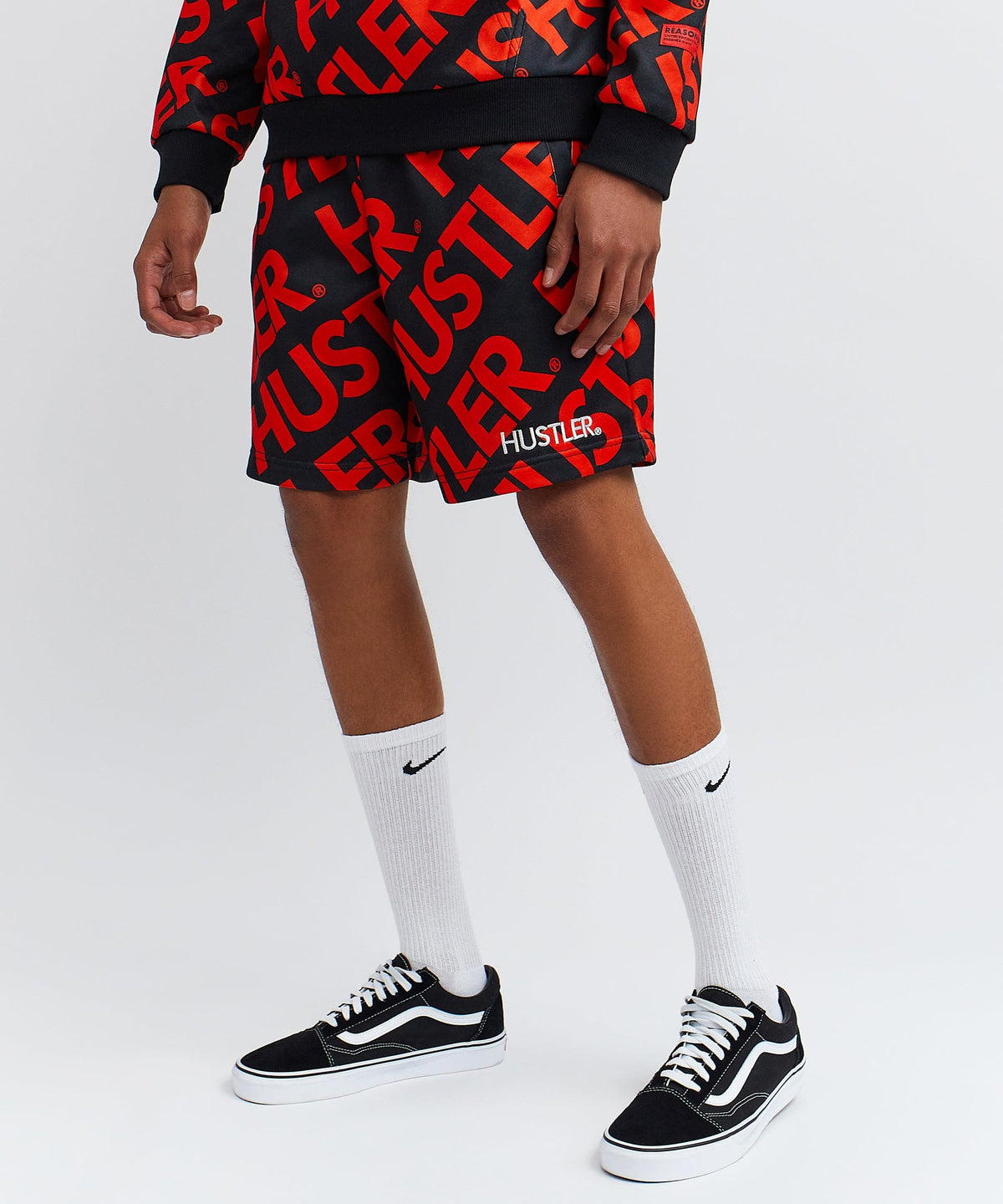 Reason Clothing Discount | Hustler District Hood And Short Set