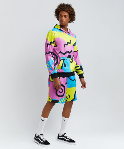 Reason Clothing Trending | Relax Hood And Shorts Set