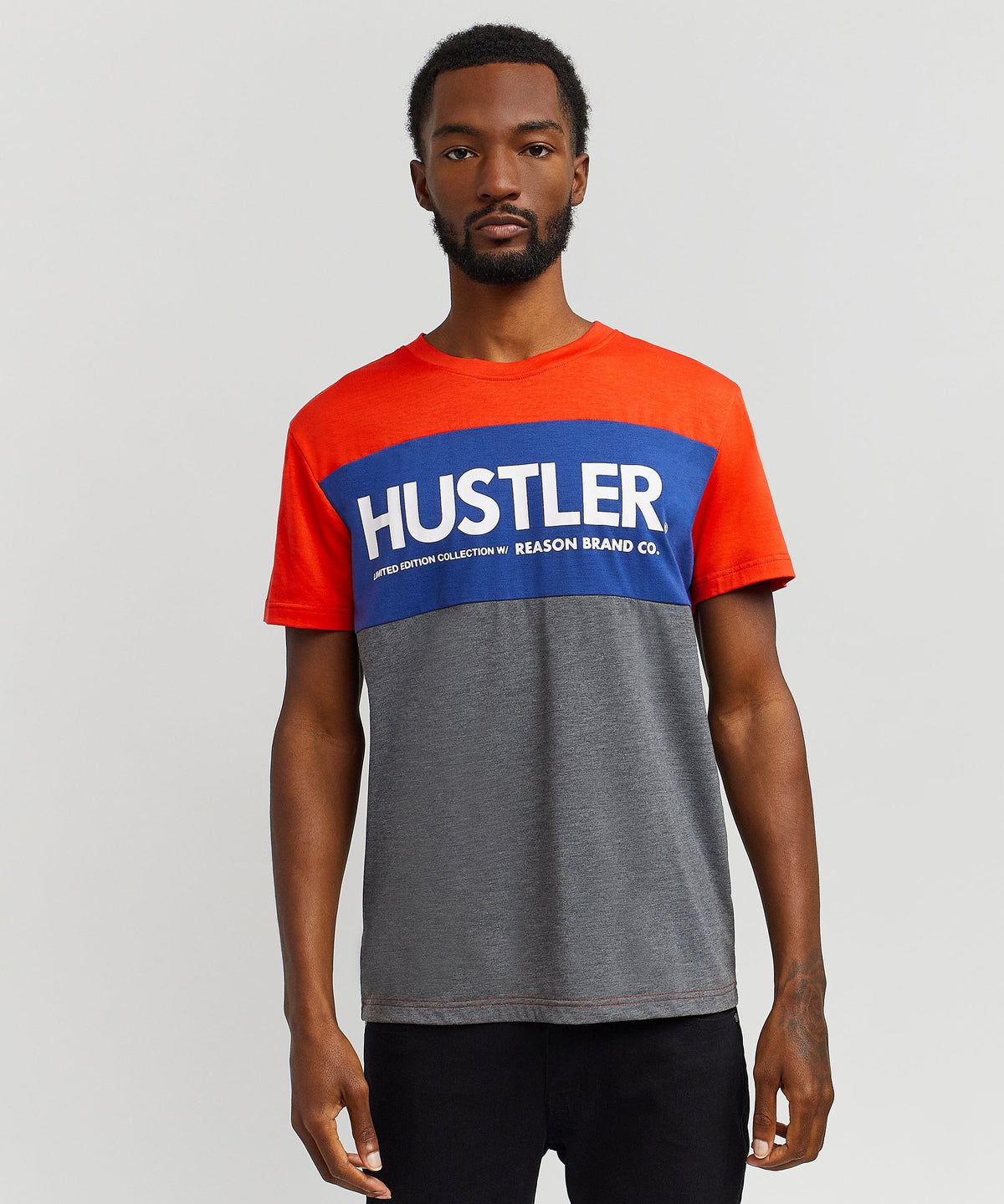 Reason Clothing Hot Sale | Hustler Colorblock Tee 963 Is Live