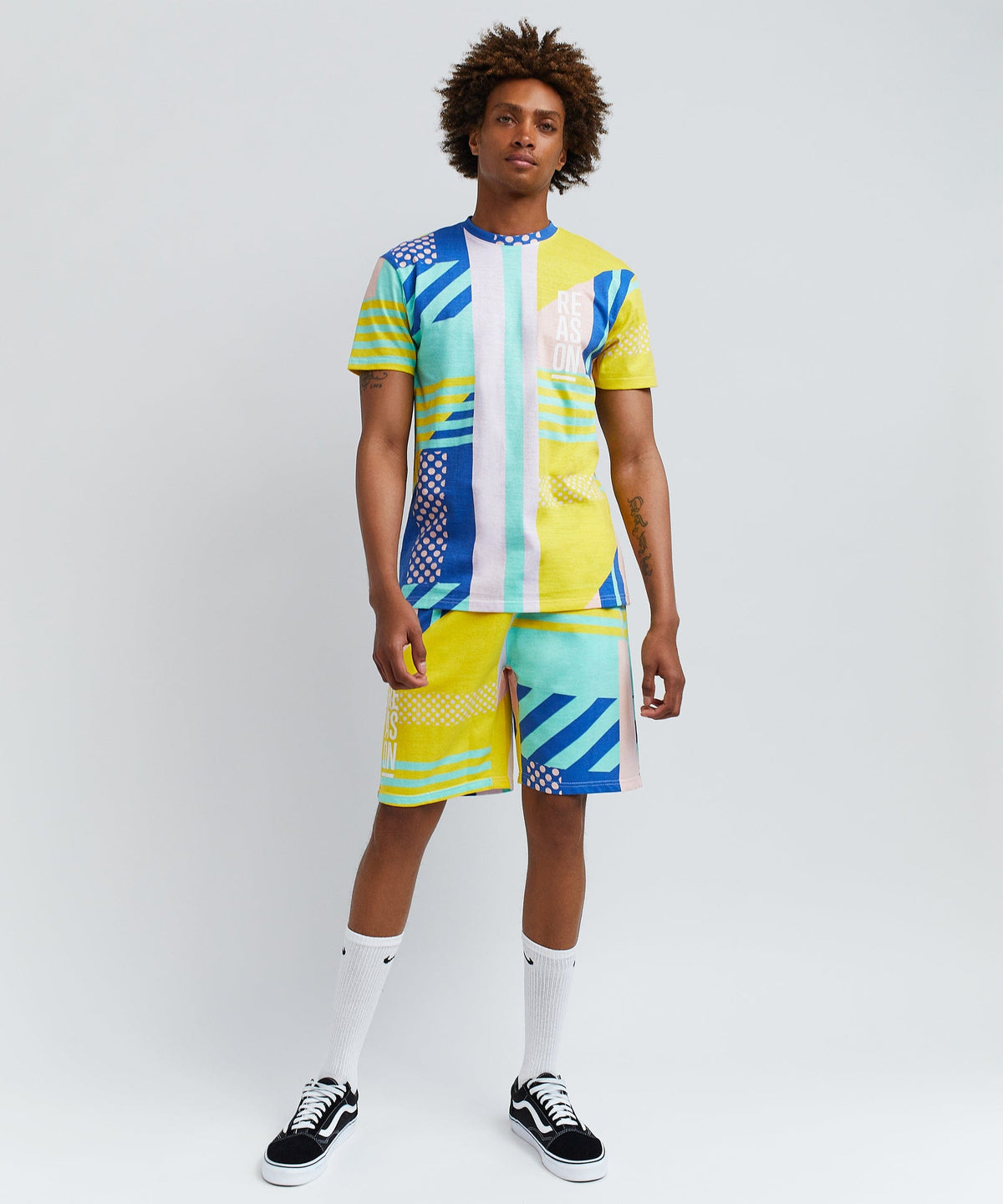 Reason Clothing Top Pick | Color Block Tropic Crew Set