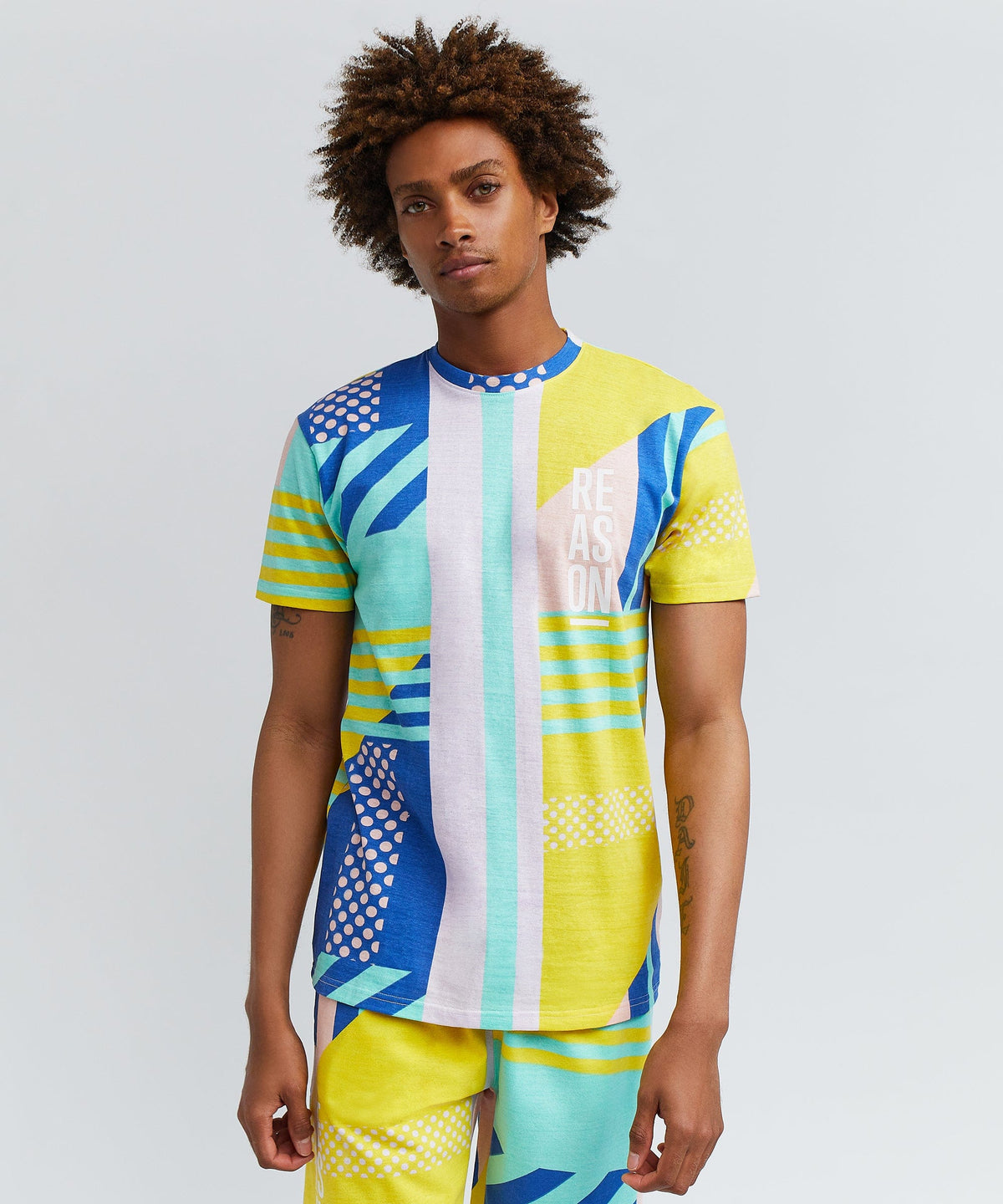 Reason Clothing Top Pick | Color Block Tropic Crew Set