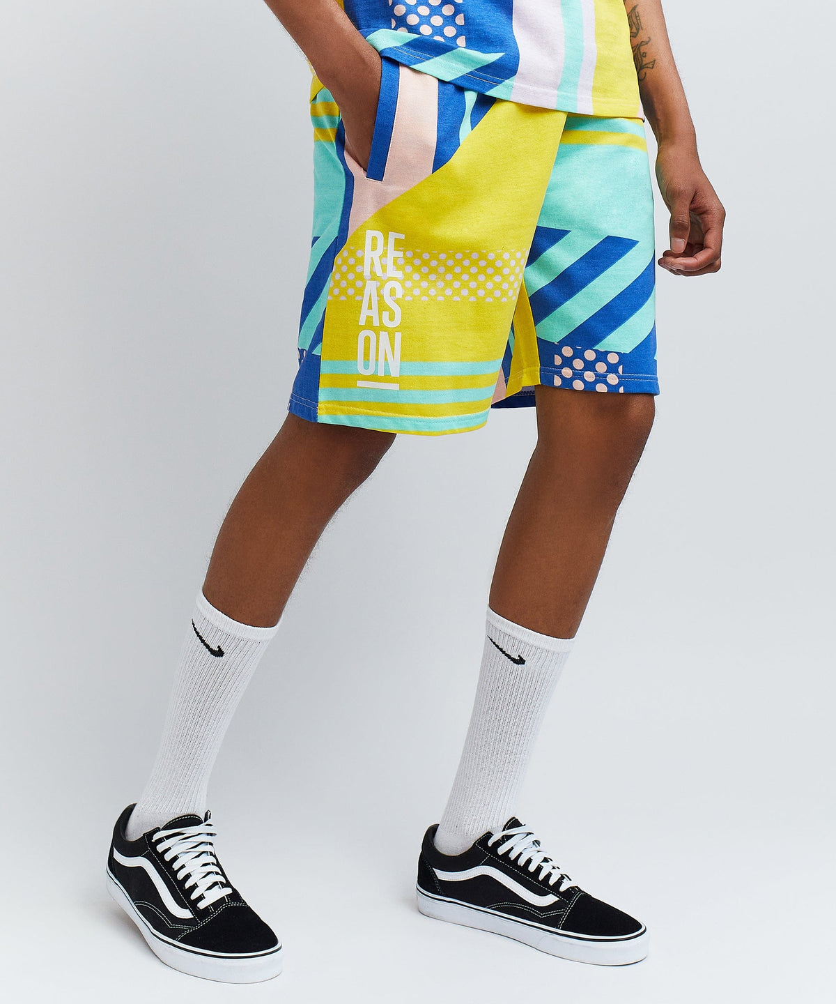 Reason Clothing Top Pick | Color Block Tropic Crew Set